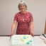 Pastor Jean wit a Decorated Cake